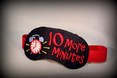 Ten More Minutes Sleep Mask