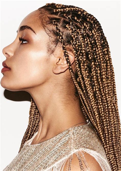 Blonde Box Braids Boxbraids Blonde Braids Braided Hairstyles