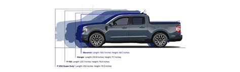 Ford Maverick Truck Size Comparison