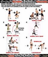 Upper Body Compound Exercise Routine Photos