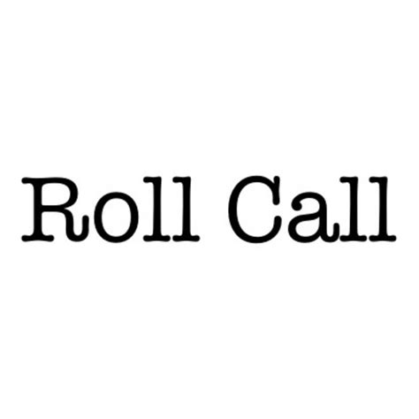 Roll Call 1 Jonny October