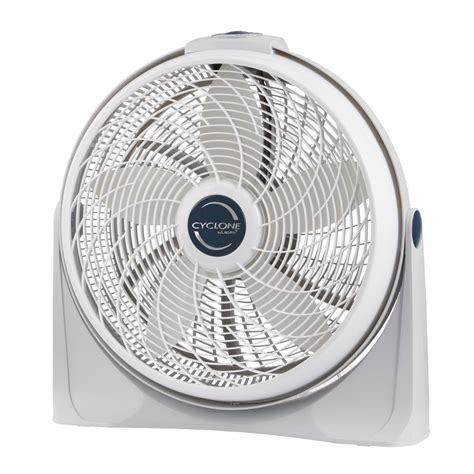 Lasko Cyclone Power Circulator 20 In 3 Speed White Floor Fan With