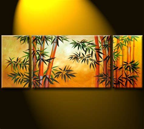 Chinese Bamboo Painting Feng Shui Good Luck Bamboo Painting 236 22999