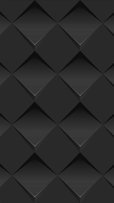 Black Geometry Android Wallpapers Wallpaper Cave