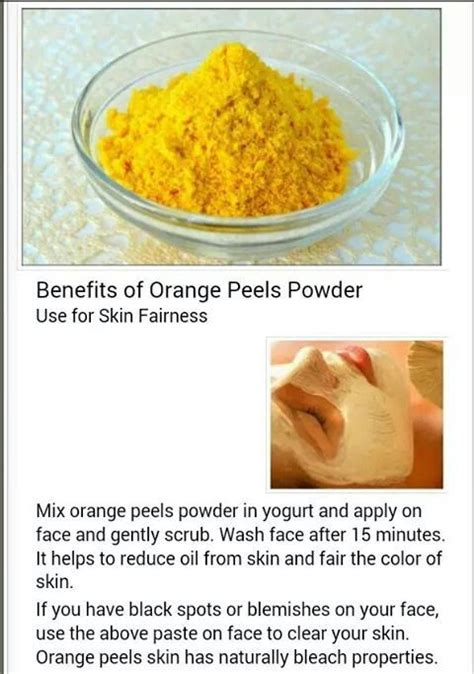 Benefits Of Orange Peels Powder Orange Peel Powder Orange Peel