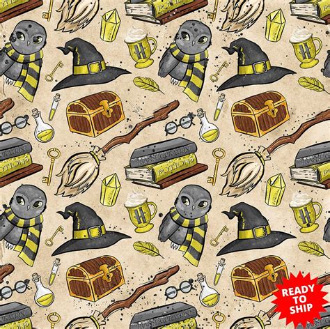 wizard-fabric-wizard-prints-owl-fabric-magic-fabric-etsy-harry-potter-fabric,-owl-fabric