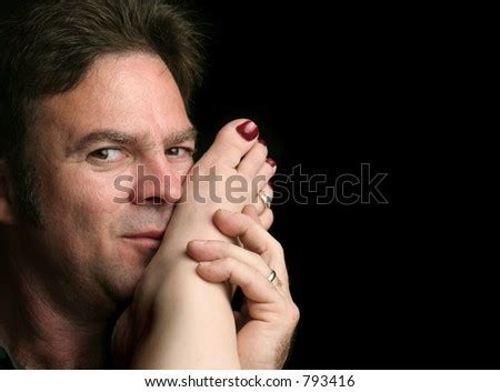 Handsome Man Kissing Womans Foot Stock Photo 793408 Shutterstock