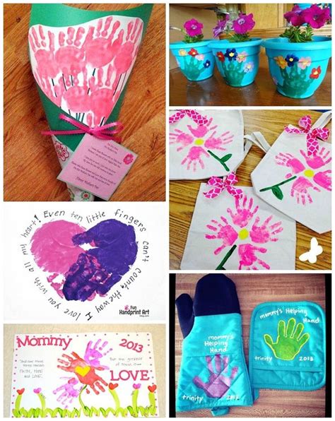 Mothers Day Handprint Crafts And T Ideas For Kids To Make Diy