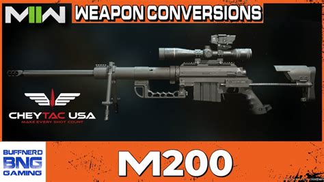 Cheytac M200 Intervention Weapon Conversion Call Of Duty Modern