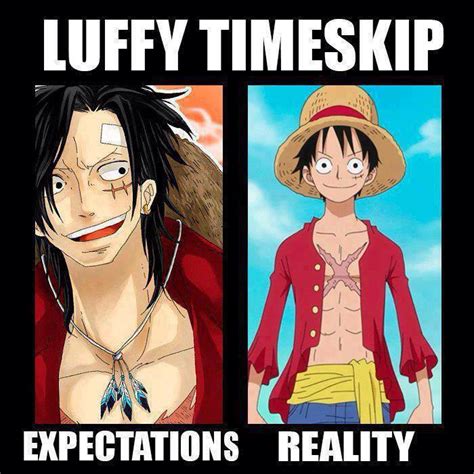 Luffy Time Skip Anime Meme