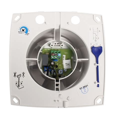 Badkamerventilator 100 mm Silent met timer en vochtsensor