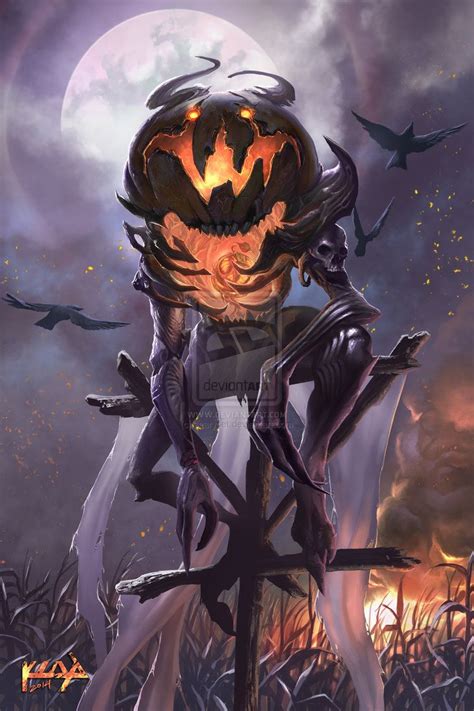 The Pumkin King By Scarypet On Deviantart Dark Fantasy Art Halloween