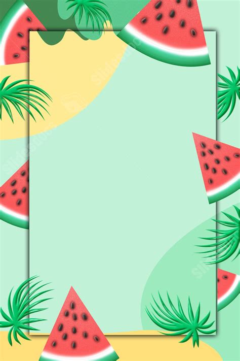 Free Watermelon Border Clipart