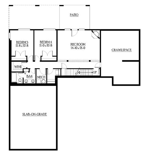 Craftsman Style House Plan 5 Beds 4 Baths 4969 Sqft Plan 132 489