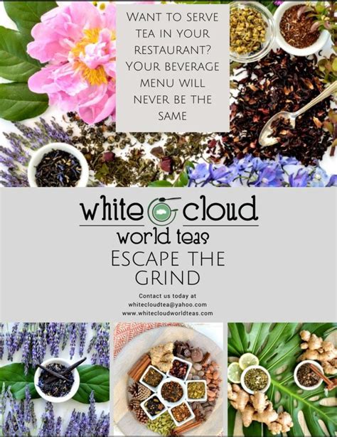 Pin By White Cloud World Teas On Tea Recipes Tea Recipes Tea White