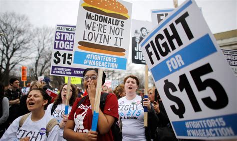 minimum wage protests planned across washington