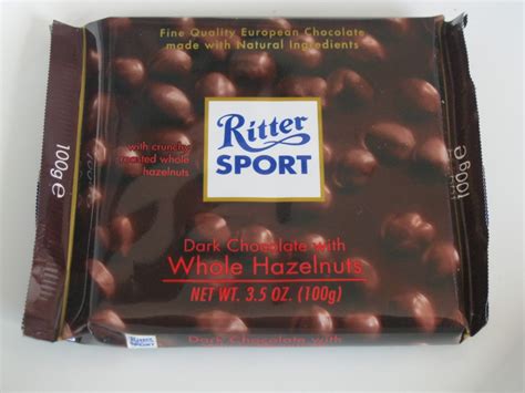 The District Chocoholic Ritter Sport Dark Chocolate With Whole Hazelnuts