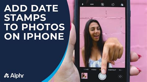 How To Add Date Stamps To Photos On The Iphone Youtube
