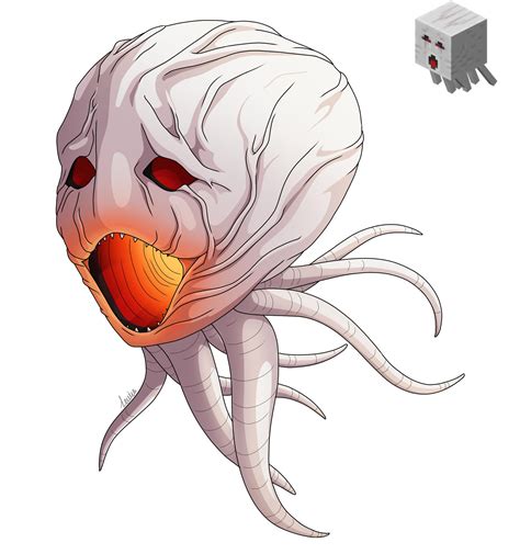 Saw A Post Of Someones Depiction Of The Ghast So That Encouraged Me To