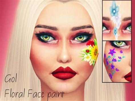 The Sims Resource Gol Face Paint By Sharareh Sims 4 Downloads Face