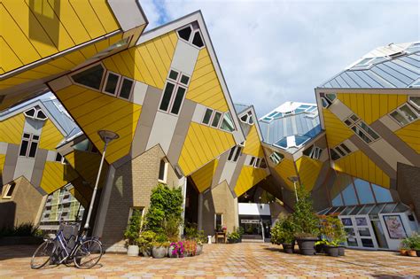 Architecture Rotterdam Cube Houses Holland Netherlands © Vanderwolf