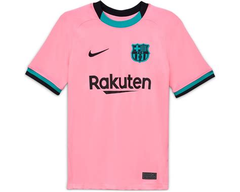 Nike Barcelona Youth Big Kids Third Jersey 202021 Pink