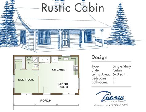 Rustic Cabin Lawson Construction