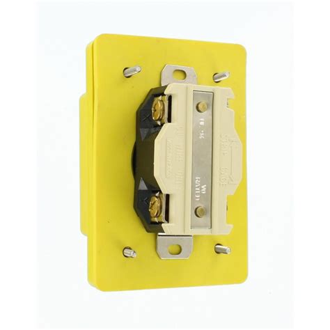Leviton 30a 480v 3py Flush Mounting Locking Receptacle Industrial