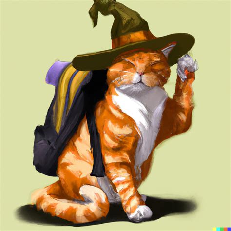 Artstation Cat Wizard