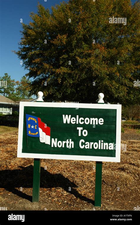 Ajd55042 Nc North Carolina Welcome To North Carolina Road Sign