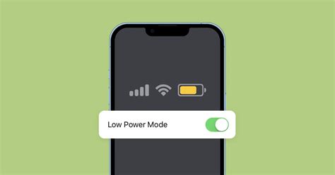 How To Use Low Power Mode