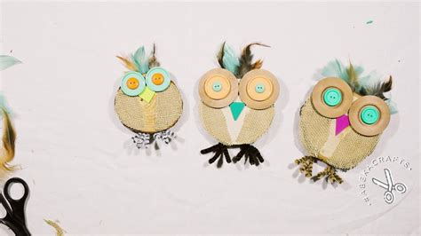 Wood Slice Owls Abeka Homeschool Craft Youtube