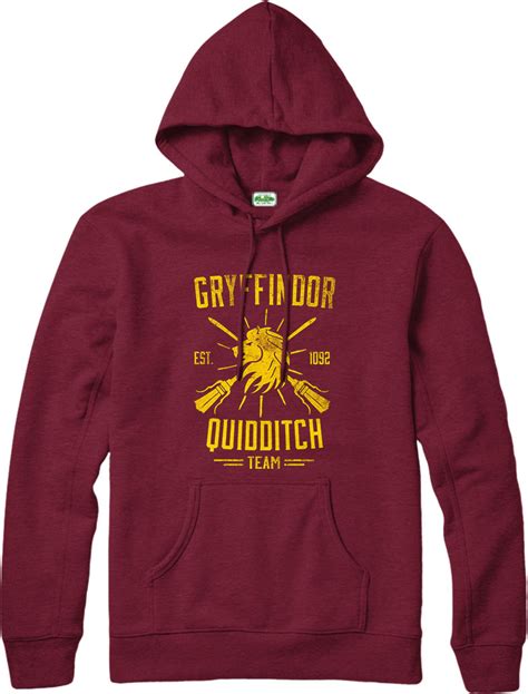 Harry Potter Hoodie Quidditch Team Gryffindor Hoodie Inspired Design