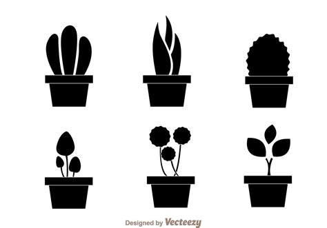 Black Planter Vectors Download Free Vector Art Stock Graphics And Images