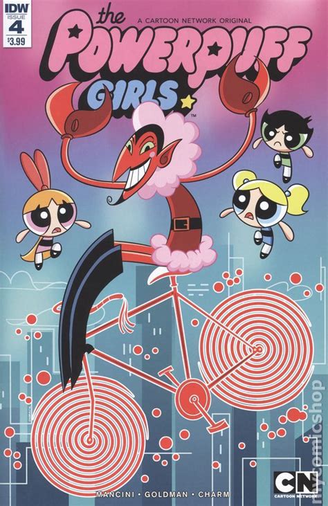 Powerpuff Girls 2016 Idw 4 Retro Poster Picture Collage Wall Art