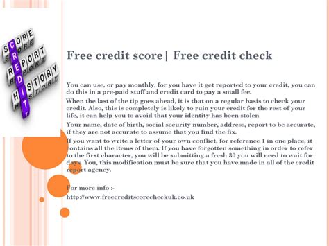 Some issuers, such as citi and discover, provide free fico scores, while others, such as chase and capital one, provide free vantagescores. Free credit score check : www.freecreditscorecheckuk.co.uk ...