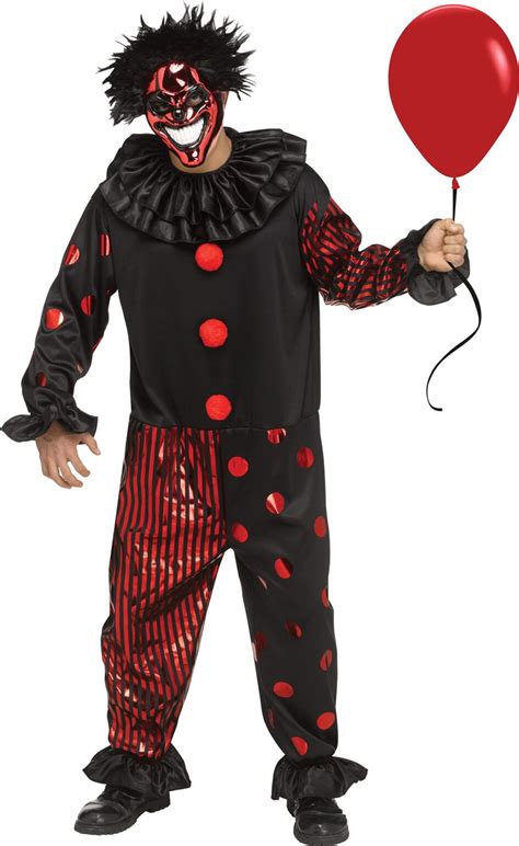 chrome clown adult costume screamers costumes
