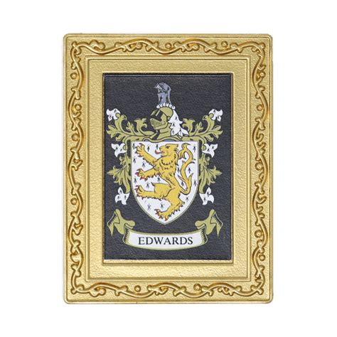 Coat Of Arms Fridge Magnet Edwards Tartan Weaving Mill