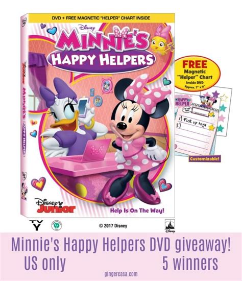 Enter To Win One Of Five Minnies Happy Helpers Dvds Ad Disney