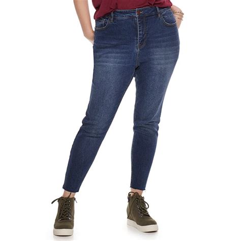 Juniors Plus Size Unionbay High Rise Ankle Skinny Jeans