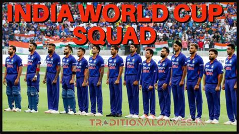 India Squads Odi Cricket World Cup 2023 Schedule Live Score How To