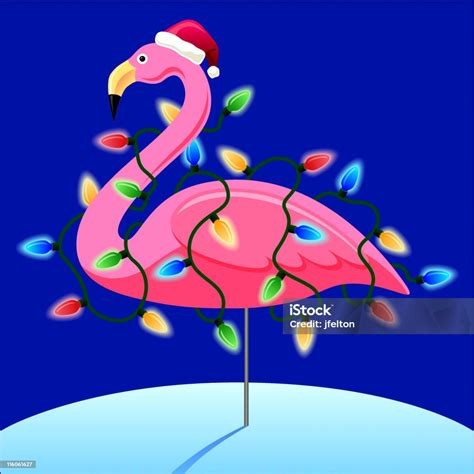 Christmas Flamingo Stock Illustration Download Image Now Flamingo