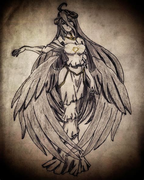 Sketch Of Albedo I Draw Roverlord