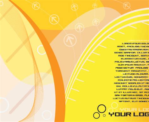 Yellowish Flyer Vector Art And Graphics