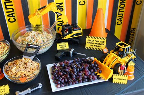 Construction Themed Birthday Party Food Birthdaywr