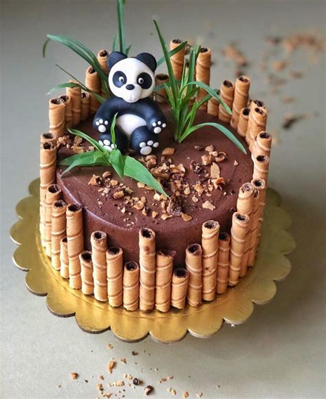 Panda Birthday Cake For Boy