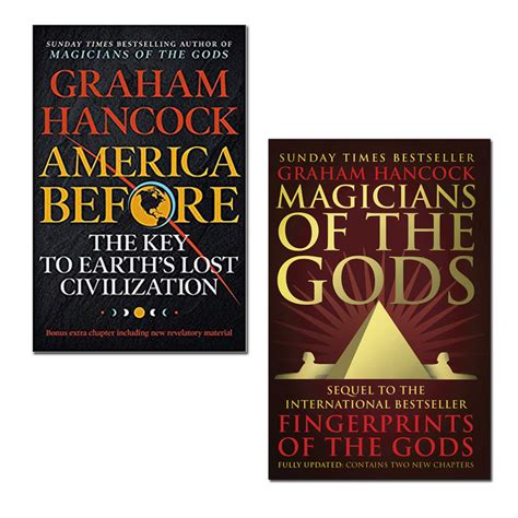 Graham Hancock 2 Books Set Collection America Before Magicians Of Th
