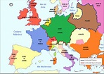Mapa de Europa siglo XVII