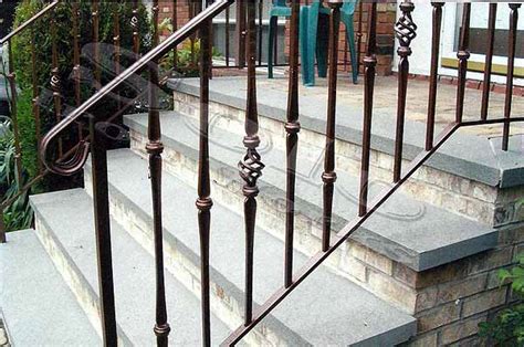 What are the shipping options for iron stair railings? Exceptional Outdoor Metal Stair Railing #3 Outdoor Wrought ...