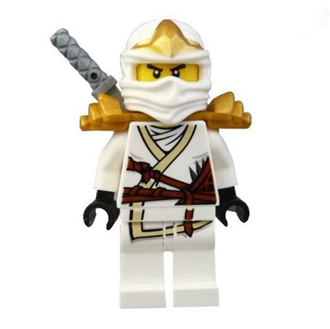 Lego Ninjago Zane Zx Minifigure With Armor And Katana Sword Ebay